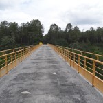 Magnifique pont qui enjambe la forêt des Landes